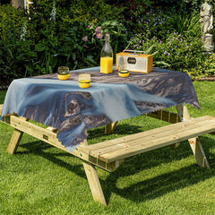 Lofaris Mountain Landscape Dining Room Square Tablecloth