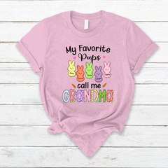 Lofaris My Favorite Peeps Grandma Kids Easter T-Shirt