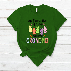 Lofaris My Favorite Peeps Grandma Kids Easter T-Shirt