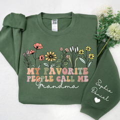 Lofaris My Favorite People Call Me Grandma Best Gift Christmas CTH01 Sweatshirt