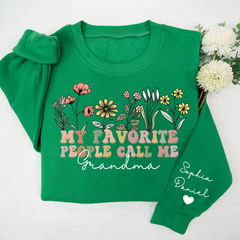 Lofaris My Favorite People Call Me Grandma Best Gift Christmas CTH01 Sweatshirt