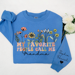 Lofaris My Favorite People Call Me Grandma Best Gift Christmas CTH01 Sweatshirt