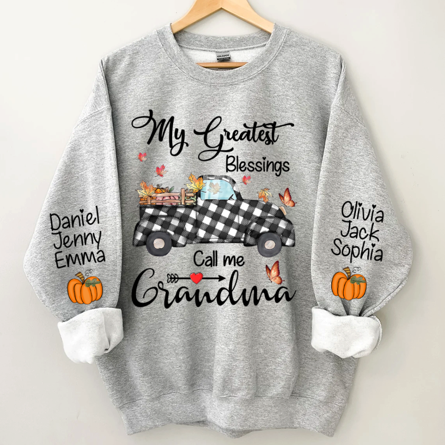 Lofaris My Greatest Blessings Call Me Grandma CTH01 Sweatshirt