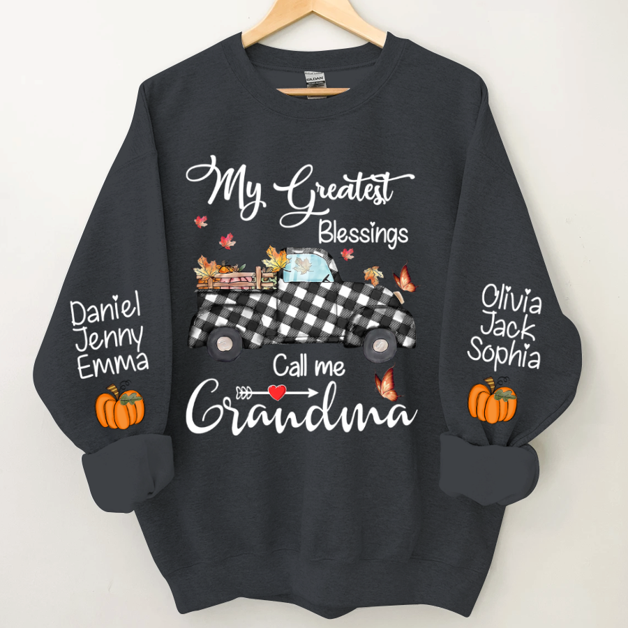 Lofaris My Greatest Blessings Call Me Grandma CTH01 Sweatshirt