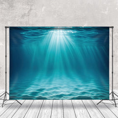 Lofaris Mysterious Seawater Wave Sunlight Summer Backdrop
