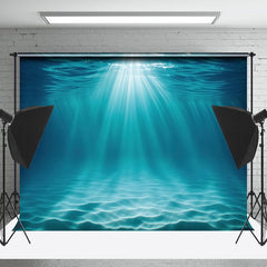 Lofaris Mysterious Seawater Wave Sunlight Summer Backdrop