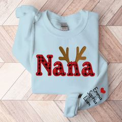 Lofaris Personalized Nana Christmas Custom And Kids Grandma Gift TH Sweatshirt