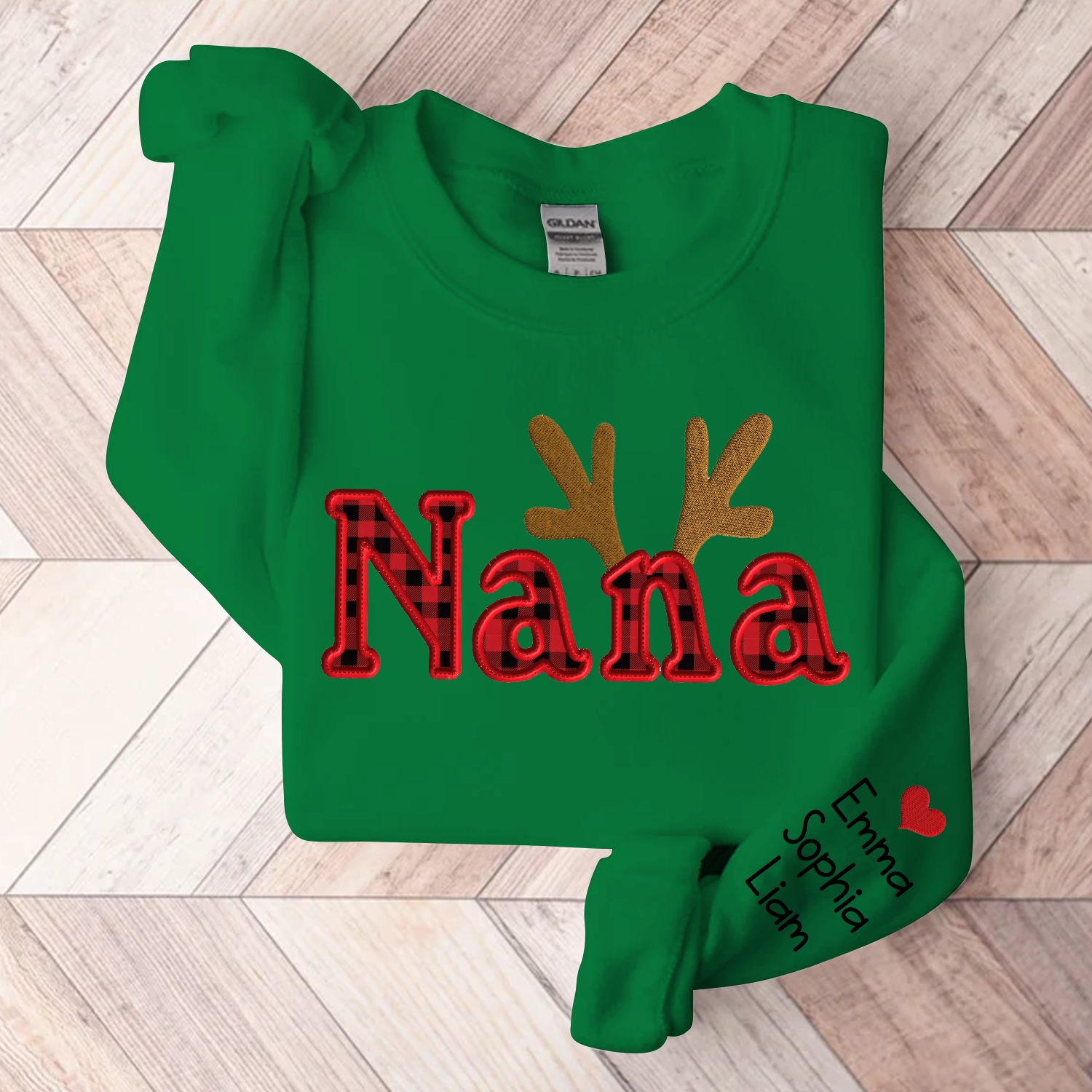 Lofaris Personalized Nana Christmas Custom And Kids Grandma Gift TH Sweatshirt