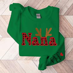 Lofaris Personalized Nana Christmas Custom And Kids Grandma Gift TH Sweatshirt