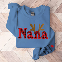 Lofaris Personalized Nana Christmas Custom And Kids Grandma Gift TH Sweatshirt