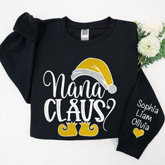 Lofaris Sparkling Merry Christmas Nana Claus And Kids LTP01