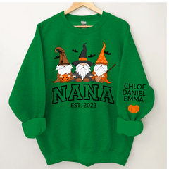 Lofaris Halloween Gnome Nana Est And Kids CTH01 Sweatshirt