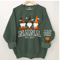 Lofaris Halloween Gnome Nana Est And Kids CTH01 Sweatshirt