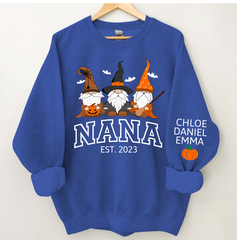 Lofaris Halloween Gnome Nana Est And Kids CTH01 Sweatshirt