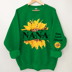 Lofaris Sunflowers Nana And Kids CTH01 Sweatshirt