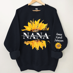 Lofaris Sunflowers Nana And Kids CTH01 Sweatshirt