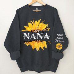 Lofaris Sunflowers Nana And Kids CTH01 Sweatshirt
