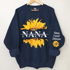 Lofaris Sunflowers Nana And Kids CTH01 Sweatshirt
