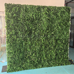 Lofaris Natural Green Leaves Artificial Spring Flower Wall