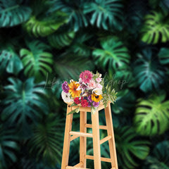 Lofaris Natural Plant Monstera Spring Photography Backdrop