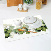 Lofaris Natural Spring Greenery Dining Set Of 4 Placemats