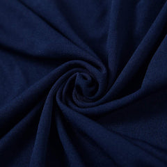 Lofaris Navy Blue Open Back Stretch Spandex Banquet Chair Cover