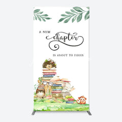 Lofaris New Chapter Books Animals Arch Baby Shower Backdrop