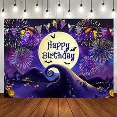 Lofaris Nightmare Moon Halloween Happy Birthday Backdrop