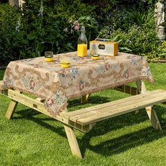 Lofaris Noble Flower Patterns Rectangle Tablecloth