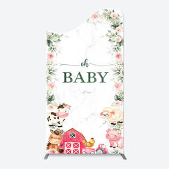 Lofaris Oh Baby Farm Gender Reveal Party Chiara Arch Backdrop