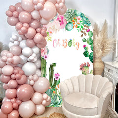 Lofaris Oh Baby Summer Party Double Sided Arch Backdrop