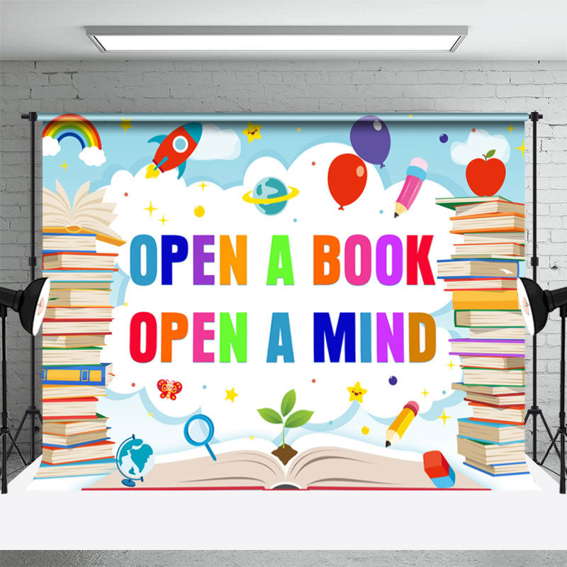 Lofaris Open A Book Mind World Day Backdrop