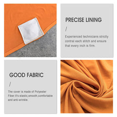 Lofaris Orange Stretch Spandex Banquet Chair Slipcovers