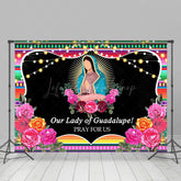 Lofaris Our Lady Of Guadalupe Pray For Us Feast Day Backdrop