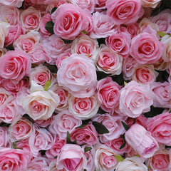 Lofaris Outdoor Artificial Pink Flowers For Wall Decoration