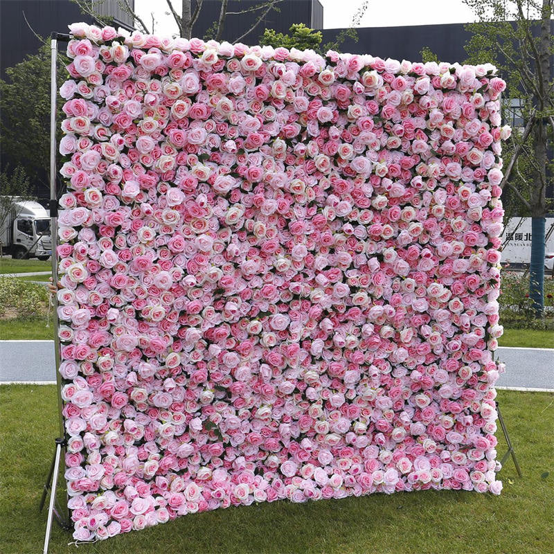 Lofaris Outdoor Artificial Pink Flowers For Wall Decoration