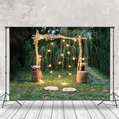 Lofaris Outdoor Greenery Floral Backdrop For Photography