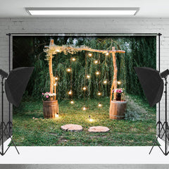 Lofaris Outdoor Greenery Floral Backdrop For Photography