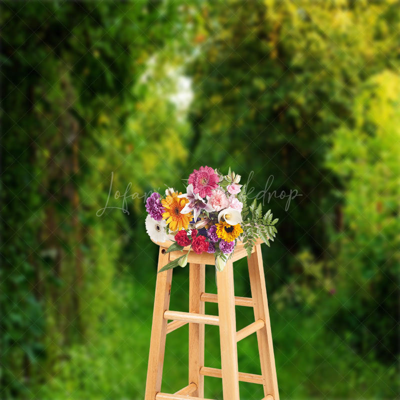 Lofaris Outdoors Pullulate Green Grass Trees Spring Backdrop