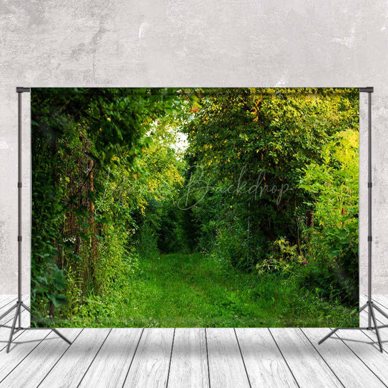 Lofaris Outdoors Pullulate Green Grass Trees Spring Backdrop