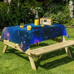 Lofaris Outer Space Galaxy Universe Sparkling Tablecloth