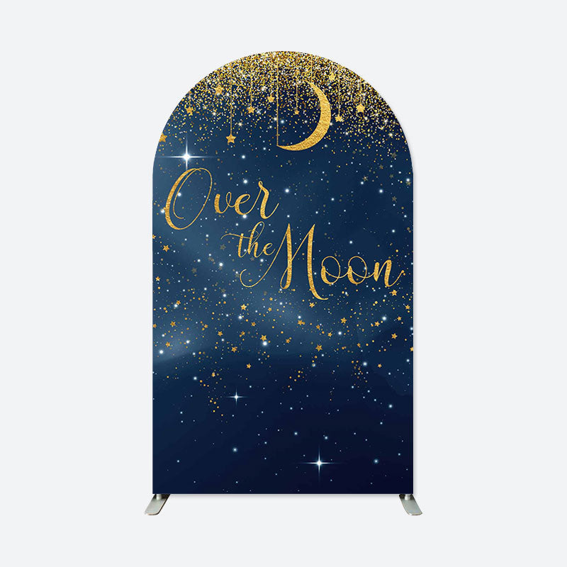 Lofaris Over The Moon Baby Shower Double Sided Arch Backdrop