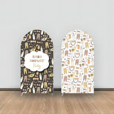 Lofaris Pants Baby Bottle Birds Shower Arch Backdrop