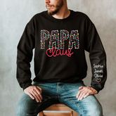 Lofaris Papa Claus Lights Merry Christmas Custom Sweatshirt