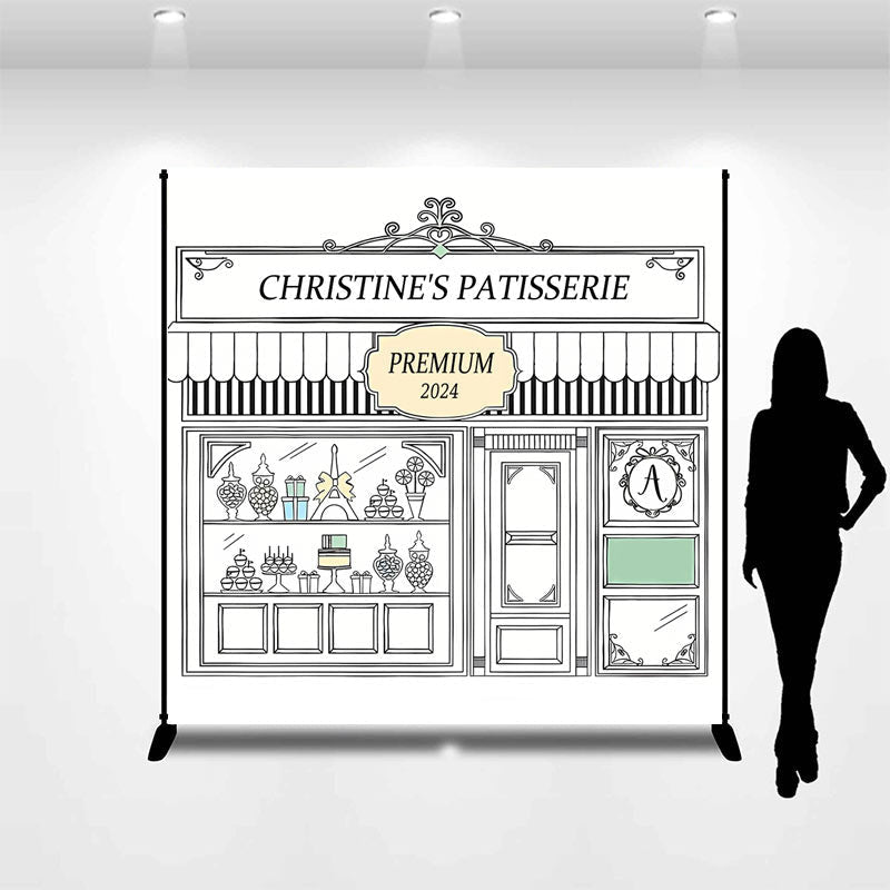 Lofaris Paris Patisserie Crafts Custom Birthday Backdrop