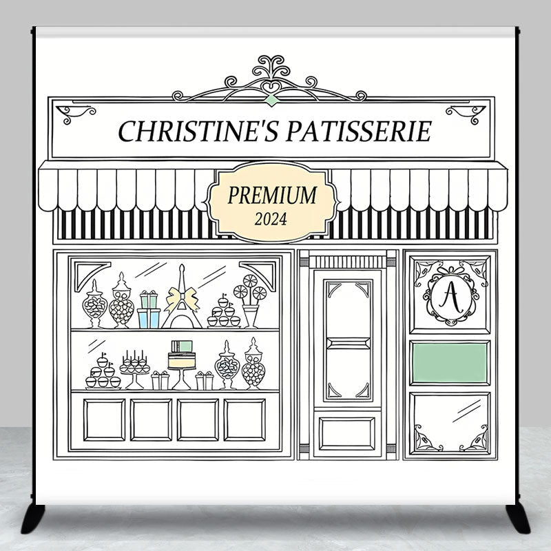 Lofaris Paris Patisserie Crafts Custom Birthday Backdrop