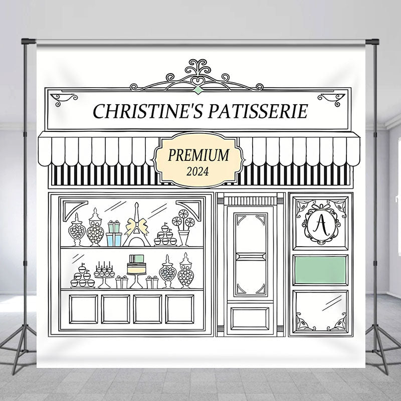 Lofaris Paris Patisserie Crafts Custom Birthday Backdrop