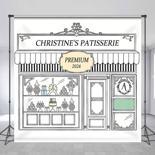 Lofaris Paris Patisserie Crafts Custom Birthday Backdrop