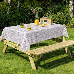 Lofaris Pastoral Flowers Dining Room Rectangle Tablecloth