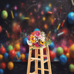 Lofaris Pencil Blackboard Back To School Backdrops For Photo